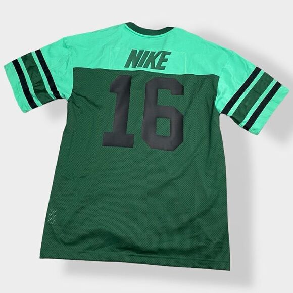 Nike Dri-Fit Mens Green/Black Plain Football Jersey size Small DV7364-341 New - Picture 6 of 10